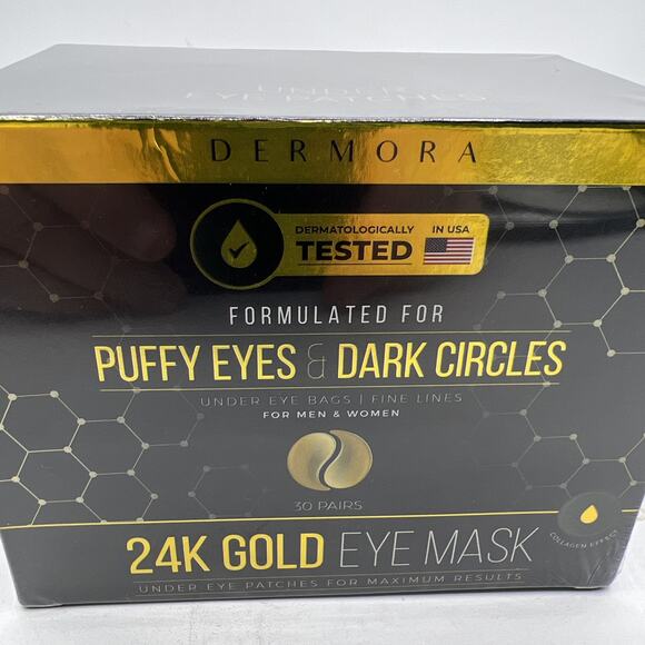 Dermora 24K Gold Maximum Results Under Eye Patches (30 Pairs) - Picture 5 of 5